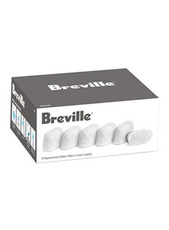 Breville 6-Piece Replacement Single Cup Brewer Charcoal Filter White  - Image 2