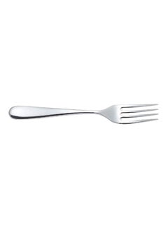 ALESSI 6-Piece Nuovo Milano Table Fork Set Silver  - Image 1