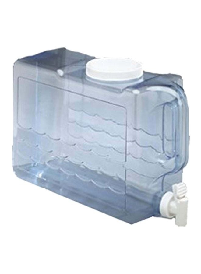 أرو هوم بروداكتس إناء مشروبات بتصميم رفيع من البلاستيك شفاف/أزرق - Image 1