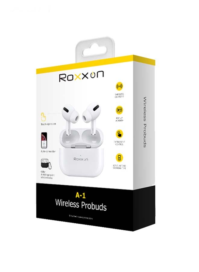 Roxxon - A-1 Wireless Probuds With Charging Case White - Image 1