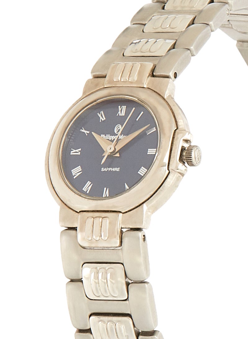 فيليب مورالي السويسرية ساعة يد بعقارب وسوار من الستانلس ستيل طراز M9904We للنساء - Image 2