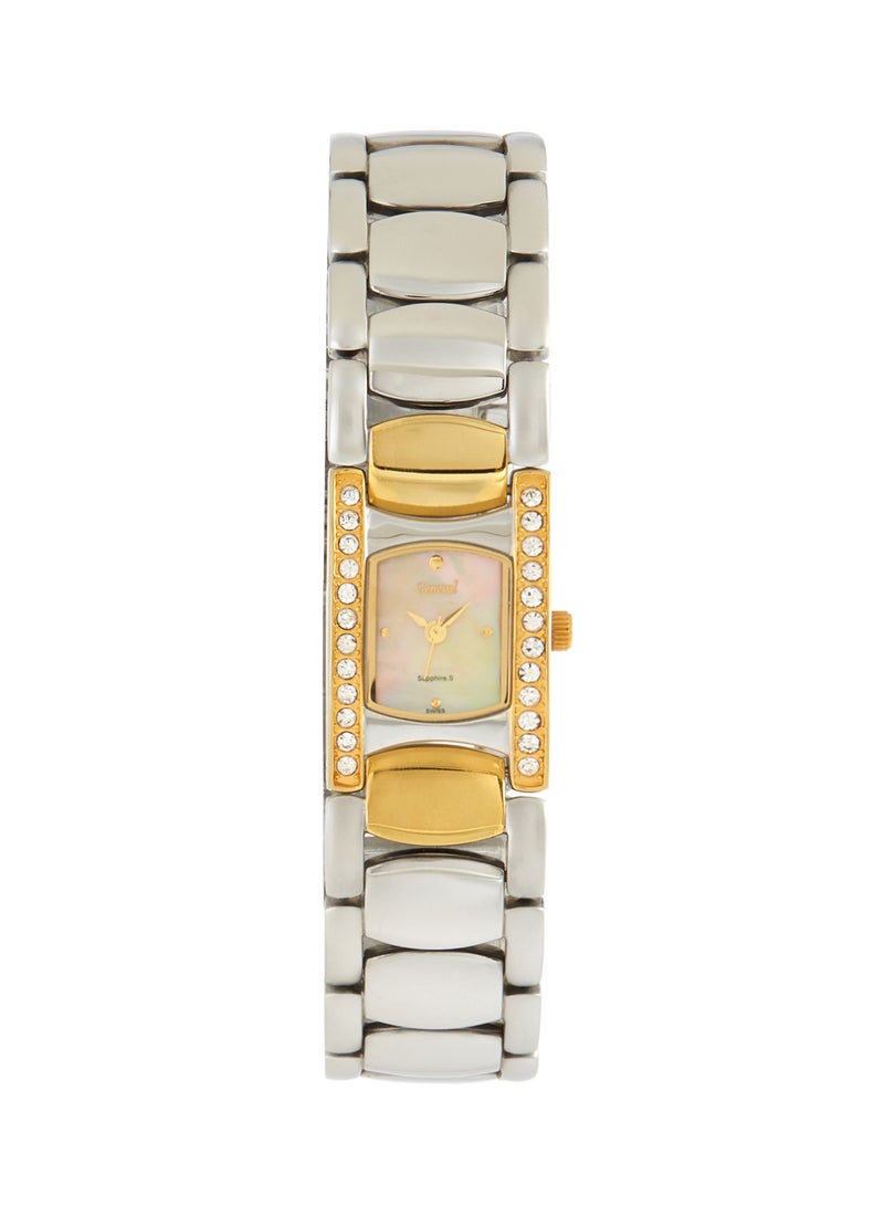 Geneval of Switzerland women Stainless-Steel Analog Wrist Watch Gbs416Cpg  - Image 1