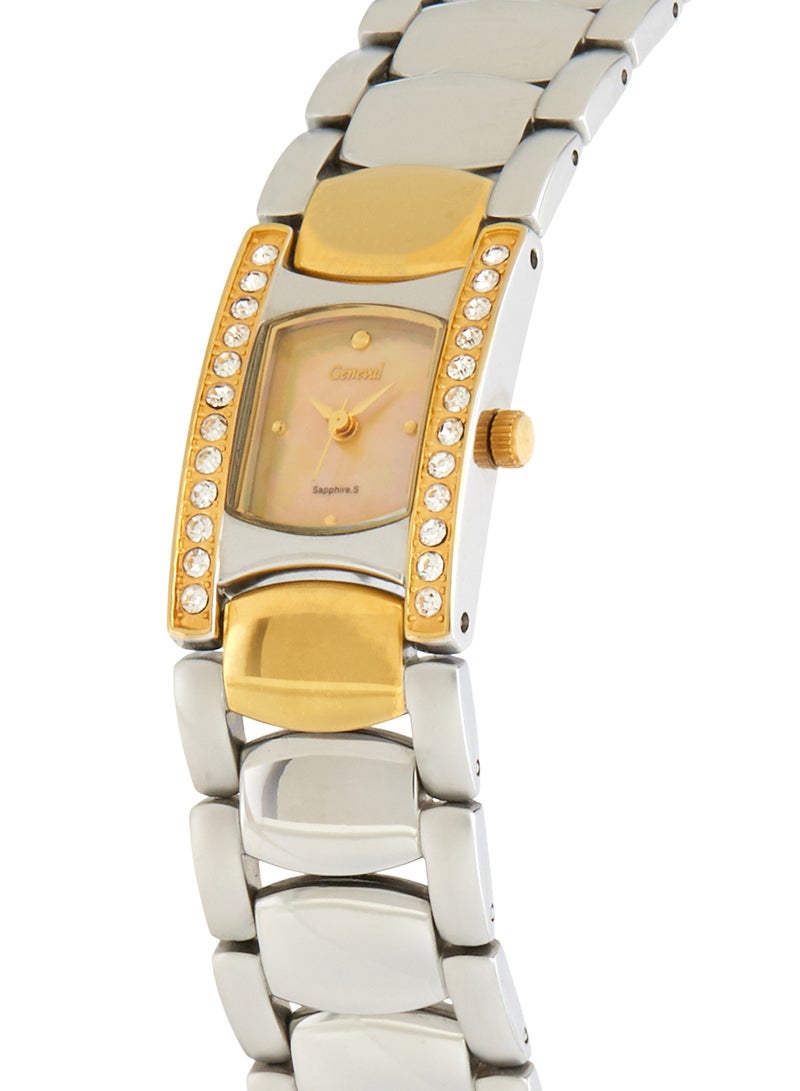 Geneval of Switzerland women Stainless-Steel Analog Wrist Watch Gbs416Cpg  - Image 2