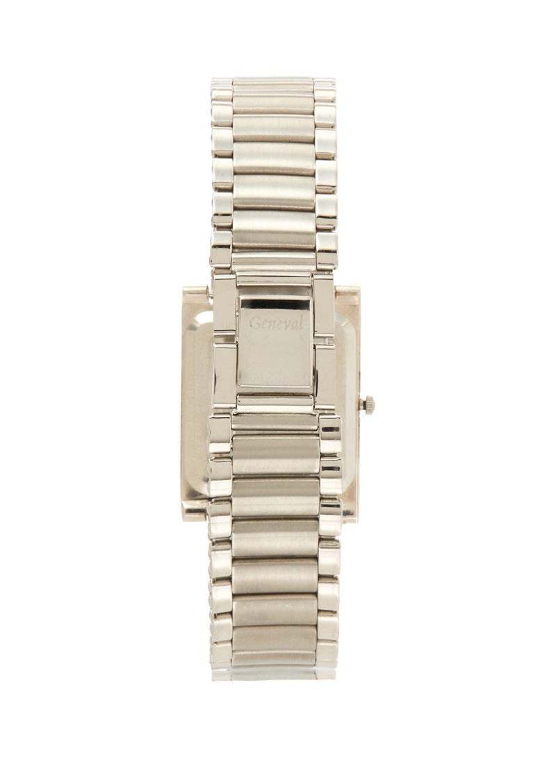 جينيفال من سويسرا ساعة يد بعقارب وسوار من الستانلس ستيل طراز Gm431Wb للنساء - Image 3