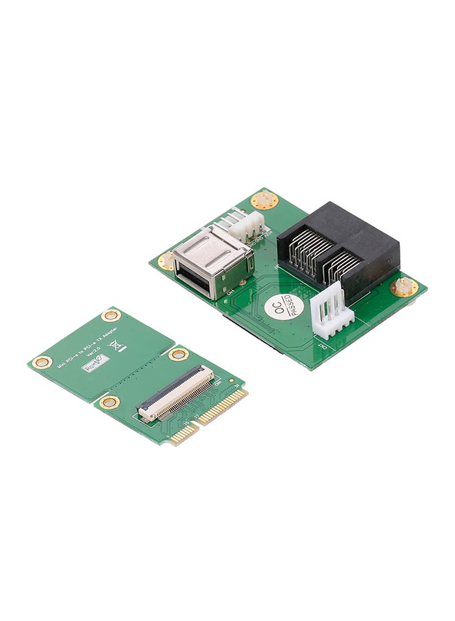 Mini PCI-E To PCI-E Extension Cord With Horizontal Slot Adapter Multicolour - Image 1