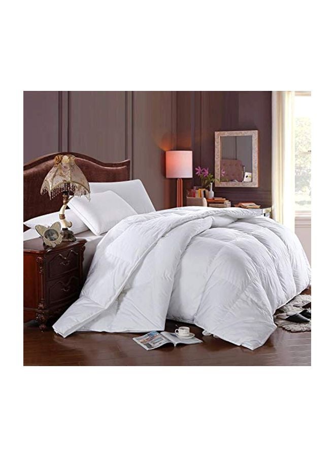 Royal Hotel Cotton Comforters Cover White 90x90inch  - Image 1