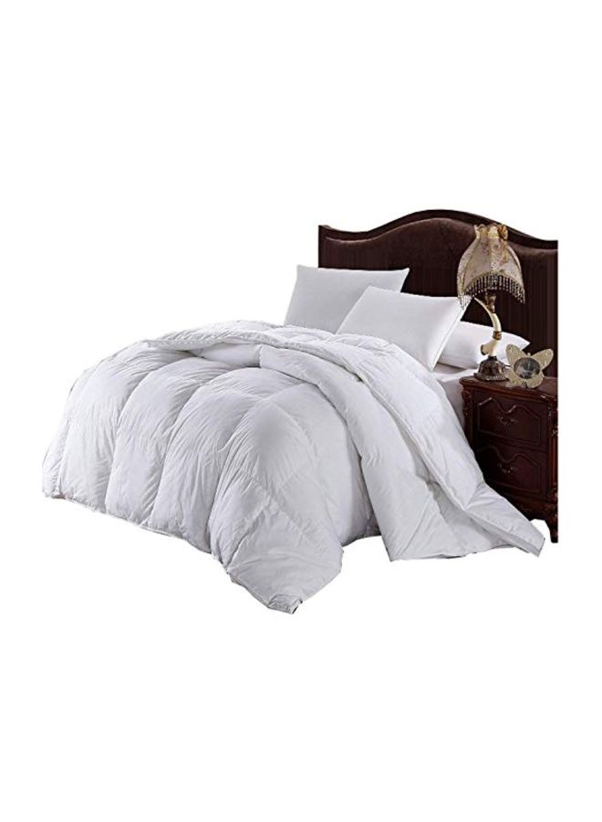 Royal Hotel Cotton Comforters Cover White 90x90inch  - Image 2