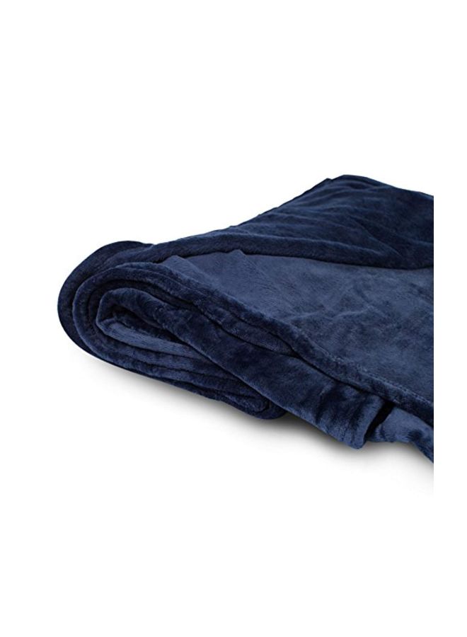 BirdRock Home Ultra Soft Couch Blanket Blue 50x60inch  - Image 2