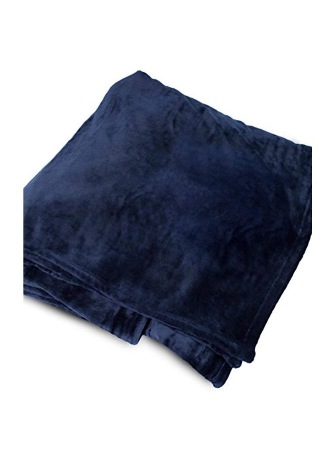 BirdRock Home Ultra Soft Couch Blanket Blue 50x60inch  - Image 3