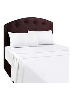 Utopia Bedding Microfiber Flat Sheet White  - Image 2