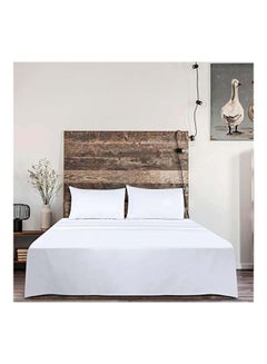 Utopia Bedding Microfiber Flat Sheet White  - Image 1