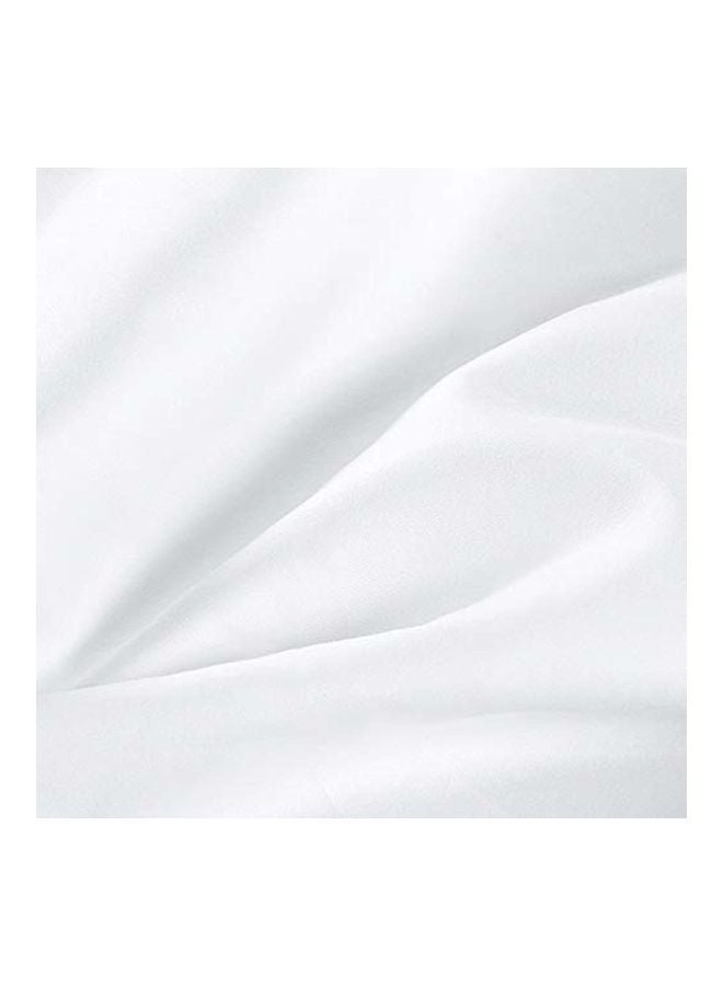 Utopia Bedding Microfiber Flat Sheet White  - Image 3