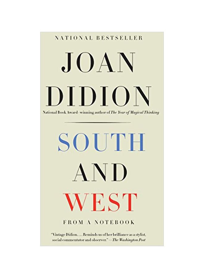 South And West : From A Notebook paperback english 