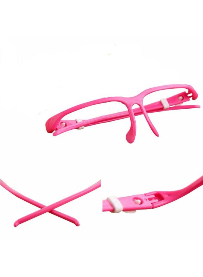 Generic - Oil Splash Preventing Face Shield Clear/Pink 3.6cm - Image 1
