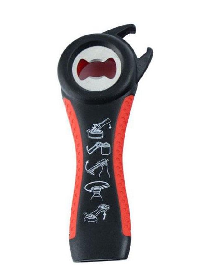 5-In-1 Can And Bottle Opener Black 3centimeter 