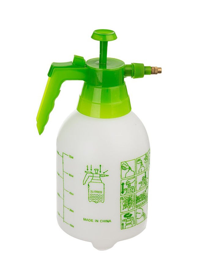 Planting Pressure Sprayer Bottle White/Green 2Liters - Image 1