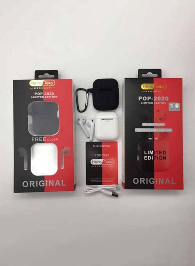 Bluetooth In-Ear Headphones With Charging Case White - Image 2