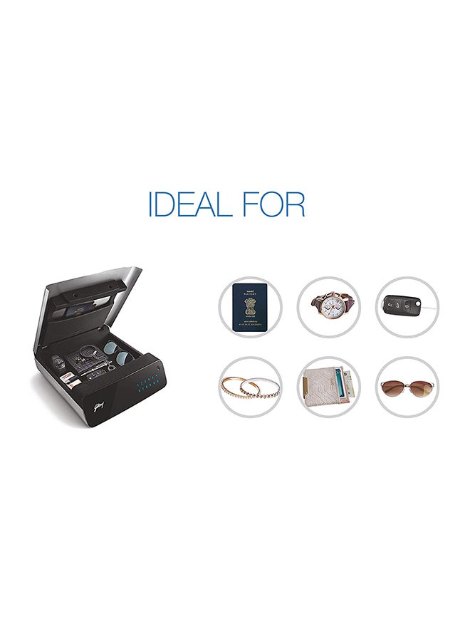 Godrej - Goldilocks Safe With Electronic Lock Assorted Colours 7.8x28.6x30.2cm - Image 1