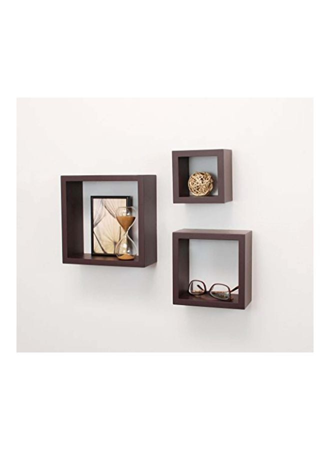 3-Piece Floating Wall Shelves Brown - v1580908155/N34278697A_2