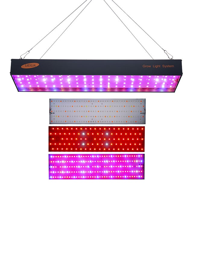 ماركة غير محددة لوحة من أضواء LED لتنمية النباتات أسود/ أبيض  - Image 2