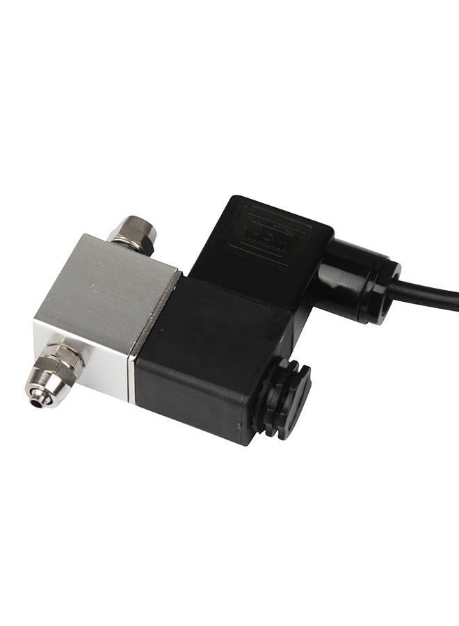 Double Head Aquarium CO2 System Regulator Magnetic Valve Silver/Black - Image 2