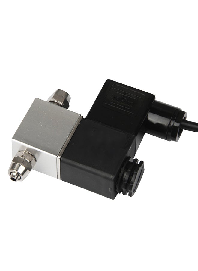 Double Head Aquarium CO2 System Regulator Magnetic Valve Silver/Black - Image 3