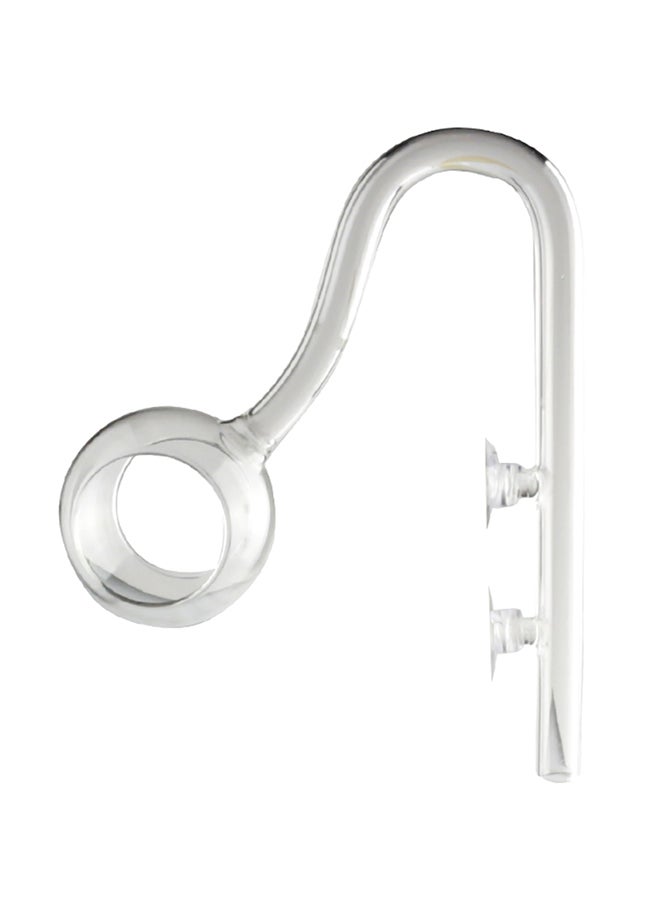 أنبوب فلتر تدفق النباتات على شكل حلقة لحوض السمك مع كوبين للشفط شفاف - Image 1