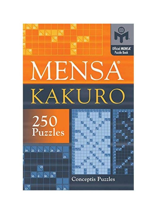 Mensa(r) Kakuro Paperback English by Conceptis Puzzles - 38995 
