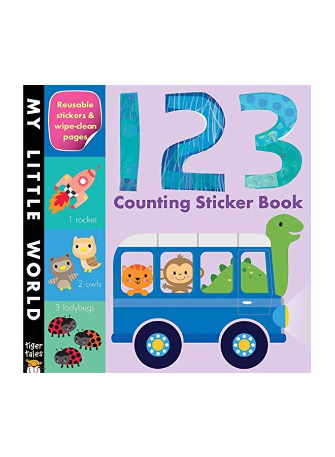 123 كتاب ملصقات العد