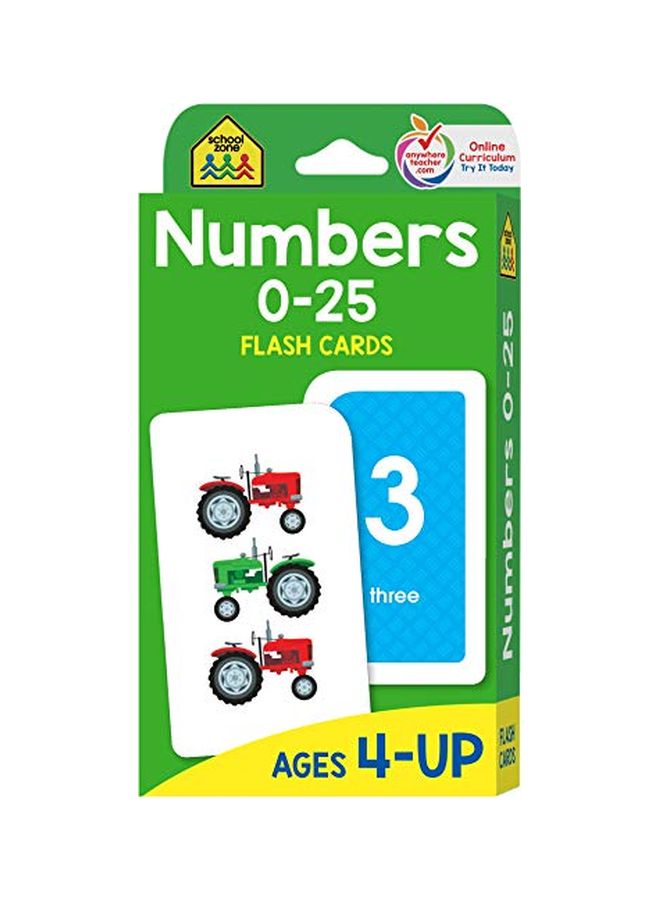 Numbers 0-25 Hardcover English by School Zone Publishing - 15-Mar-18