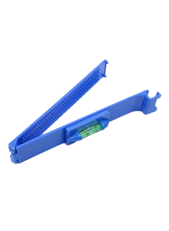 Generic 2-Piece Hair Cut Device With Horizontal Ruler Set Blue/White  - Image 2