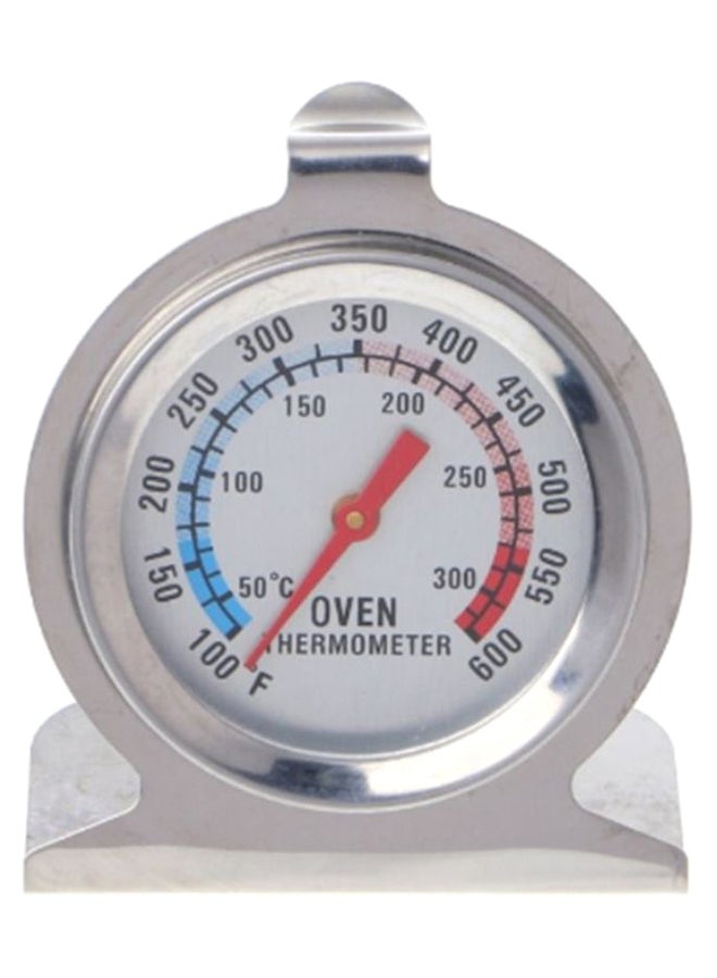 Oven Thermometer Silver/White 7 x 6centimeter