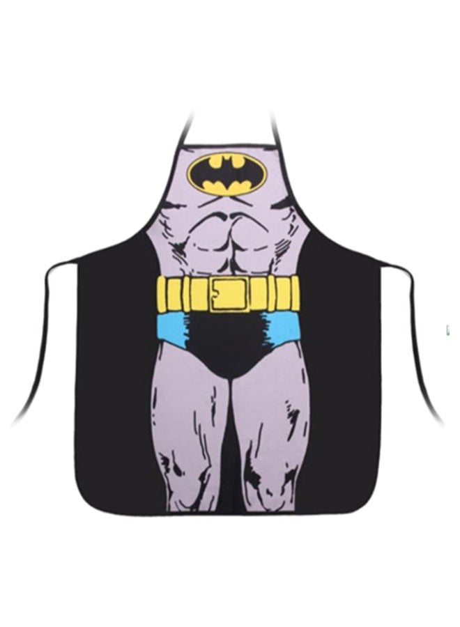 Adjustable Batman Pattern Apron Multicolour 55 x 73cm