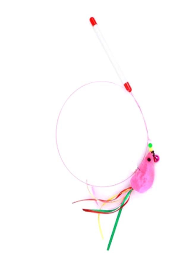 Wand With Bell And Feather Teaser Toy Multicolour - Image 1