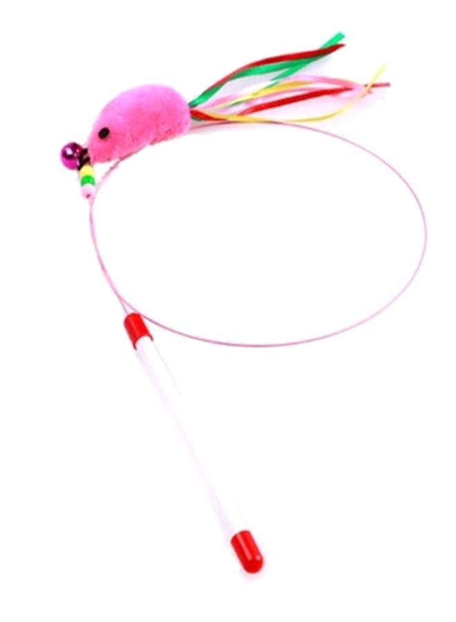 Wand With Bell And Feather Teaser Toy Multicolour - Image 2