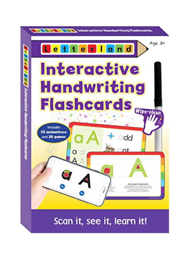 Interactive Handwriting Flashcards Paperback English by Lisa Holt - 43836 