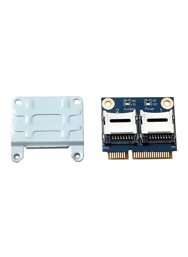 Generic - Micro SD And TF To Mini PCI Express Memory Card Reader Adapter Converter Card Multicolour - Image 1