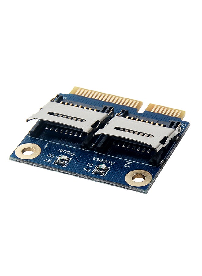 Generic - Micro SD And TF To Mini PCI Express Memory Card Reader Adapter Converter Card Multicolour - Image 1