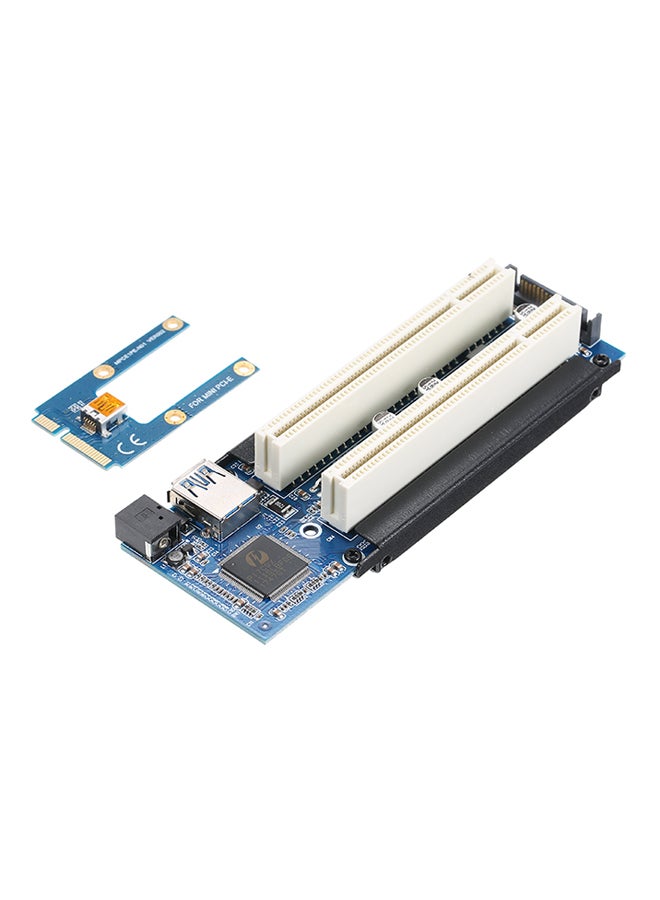 Generic - Mini PCI-E To PCI Adapter Card mPCI-E To PCI Riser Adapter Multicolour - Image 1