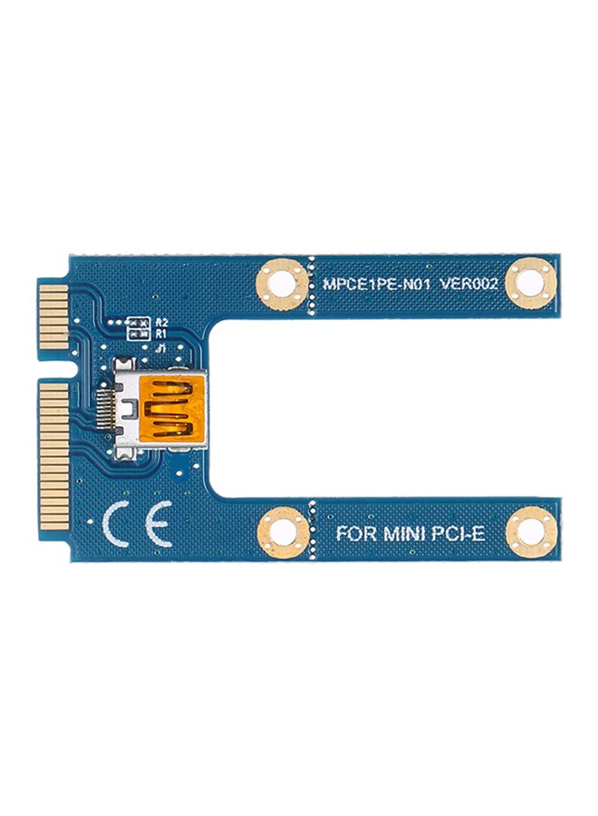 Generic - Mini PCI-E To PCI Adapter Card mPCI-E To PCI Riser Adapter Multicolour - Image 1