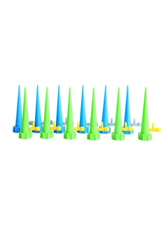 Generic 12-Piece Automatic Irrigation Stake With Valve Set Blue/Green  - Image 1