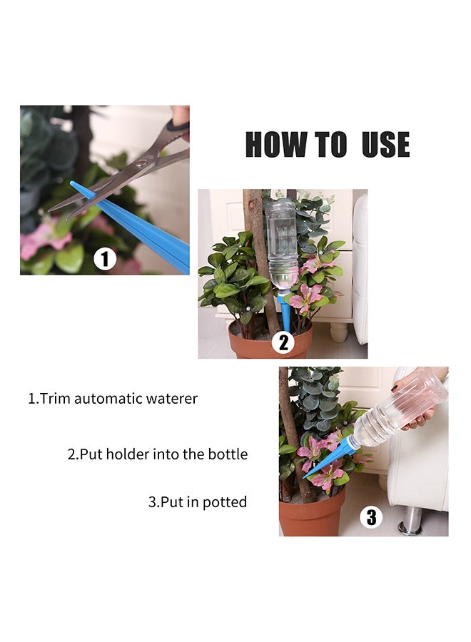 Generic 12-Piece Automatic Irrigation Stake Set Blue/Green  - Image 4