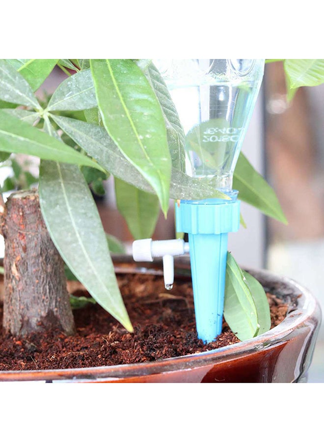 Generic 6-Piece Automatic Irrigation Stake With Valve Set Blue/Green  - Image 3