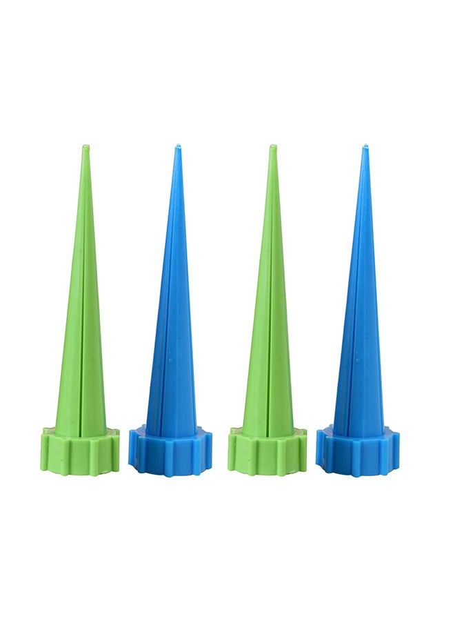 Generic 4-Piece Automatic Irrigation Stake Set Blue/Green  - Image 1