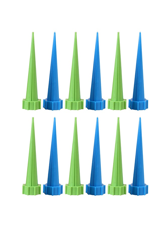 Generic 12-Piece Automatic Irrigation Stake Set Blue/Green  - Image 1