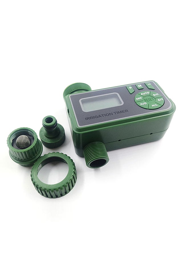 Generic Electronic Programmable Automatic Watering Timer Controller With LCD Display Green/Grey  - Image 2