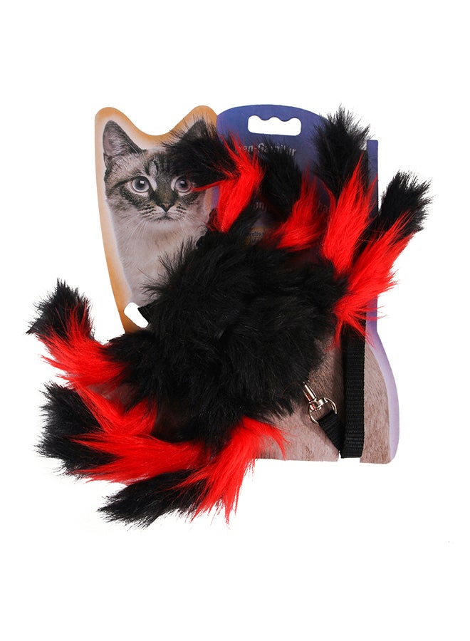 رسن بتصميم عنكبوت أحمر وأسود - Image 1