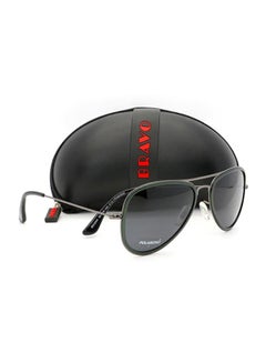 Bravo Men's Polarized Aviator Sunglasses - Lens Size: 55 mm  - Image 3