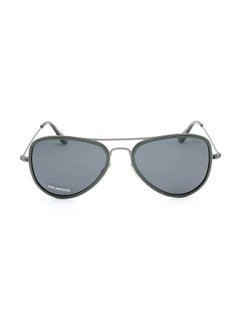 Bravo Men's Polarized Aviator Sunglasses - Lens Size: 55 mm  - Image 2