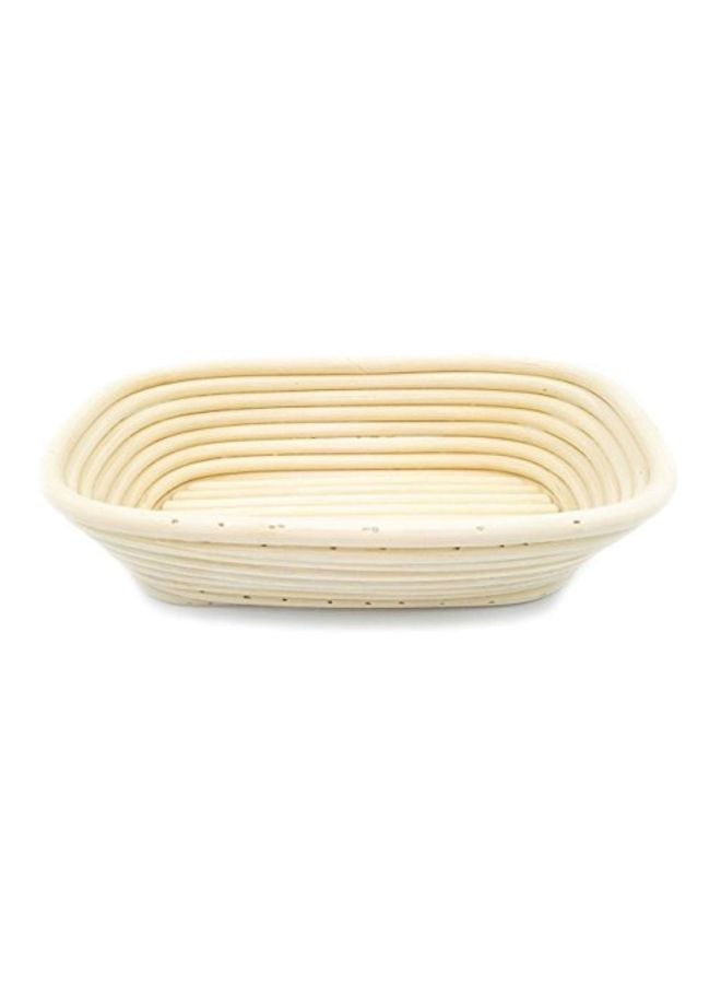 eoocvt Rattan Bread Serving Basket Beige 9.8x5.9x3.1inch  - Image 4